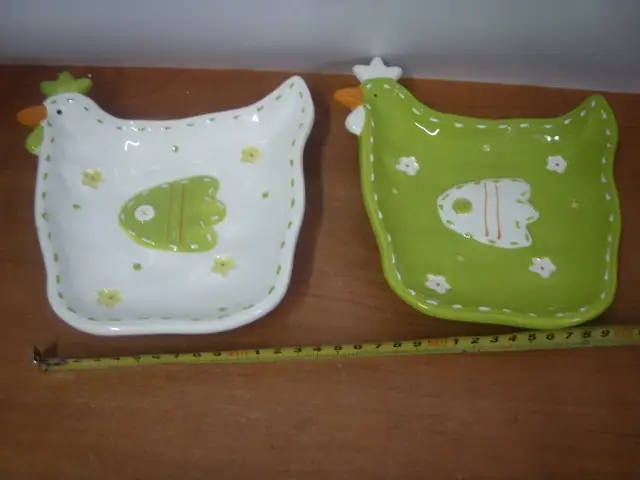 talerzyk 4szt.  ceramiczny KURA | JY16B003CG