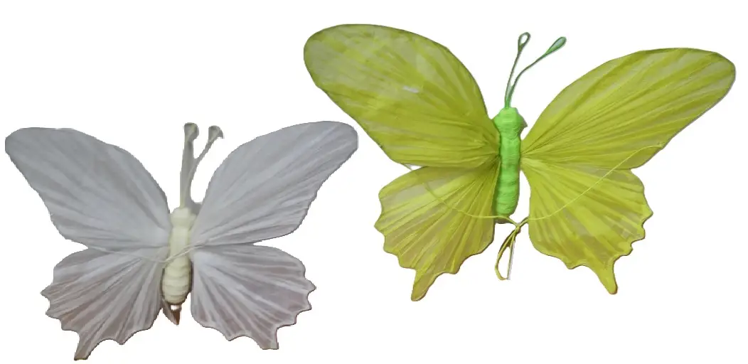 motyl na klips  papierowy 30cm   86736