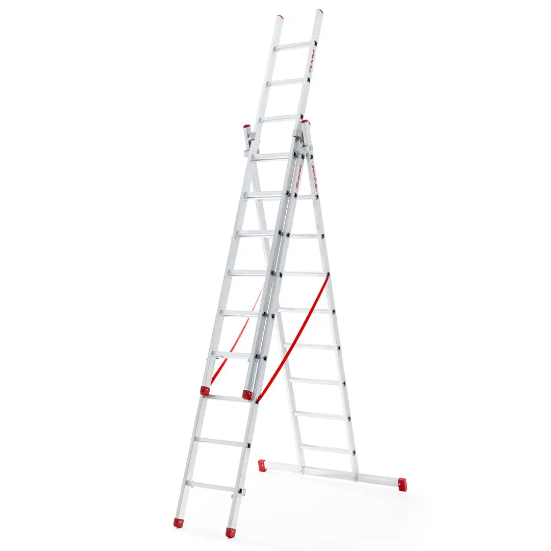 Drabina aluminiowa składana profesjonalna FARAONE 3x10 AK300.3 - 7,18 m — 3