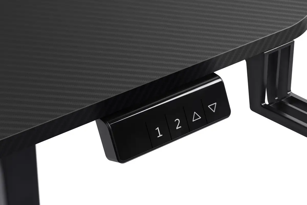 BIURKO DEFENDER SATURN CZARNE EL GAMING — 23