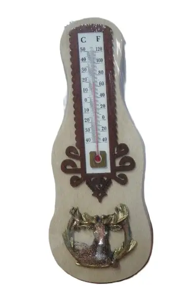 deska gitarowa poroże + termometr   26,5 x 10 cm   NR58 — 2