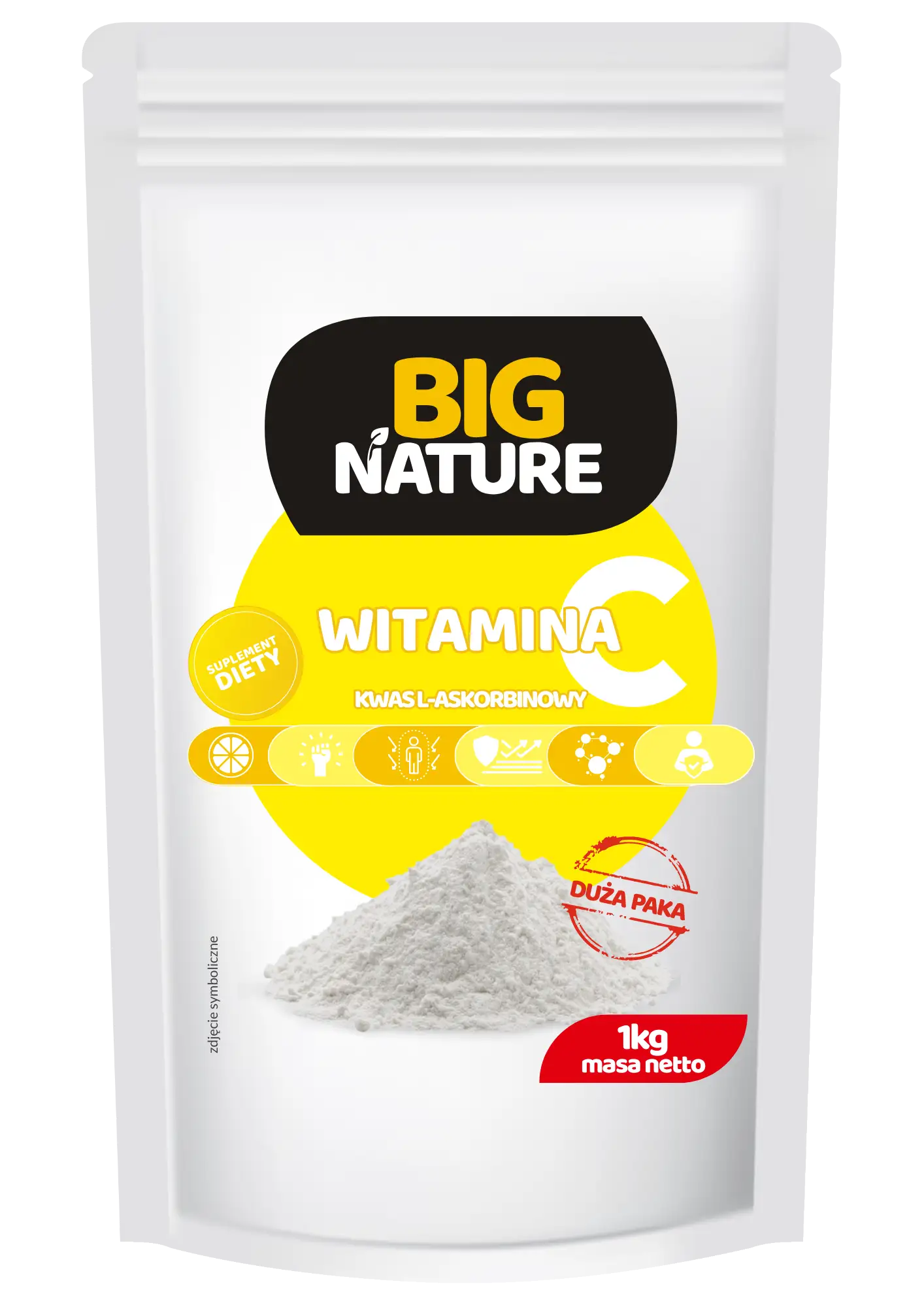 Witamina C Kwas L-Askorbinowy 1kg SUPLEMENT DIETY - BIG NATURE