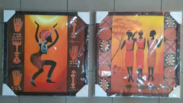 obraz w drewnianej ramie 50x50