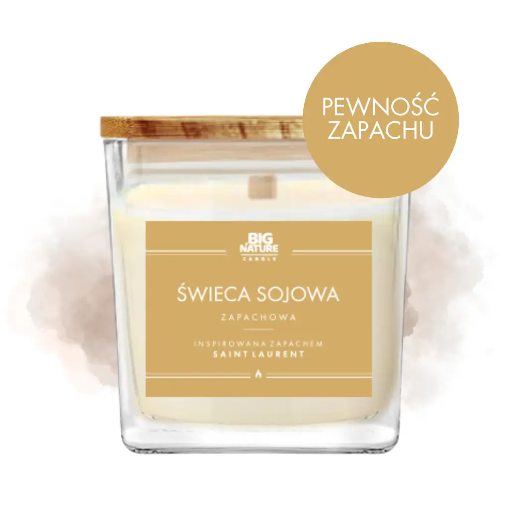 Świeca sojowa zap. insp. SAINT LAURENT 450g - BIG NATURE CANDLE