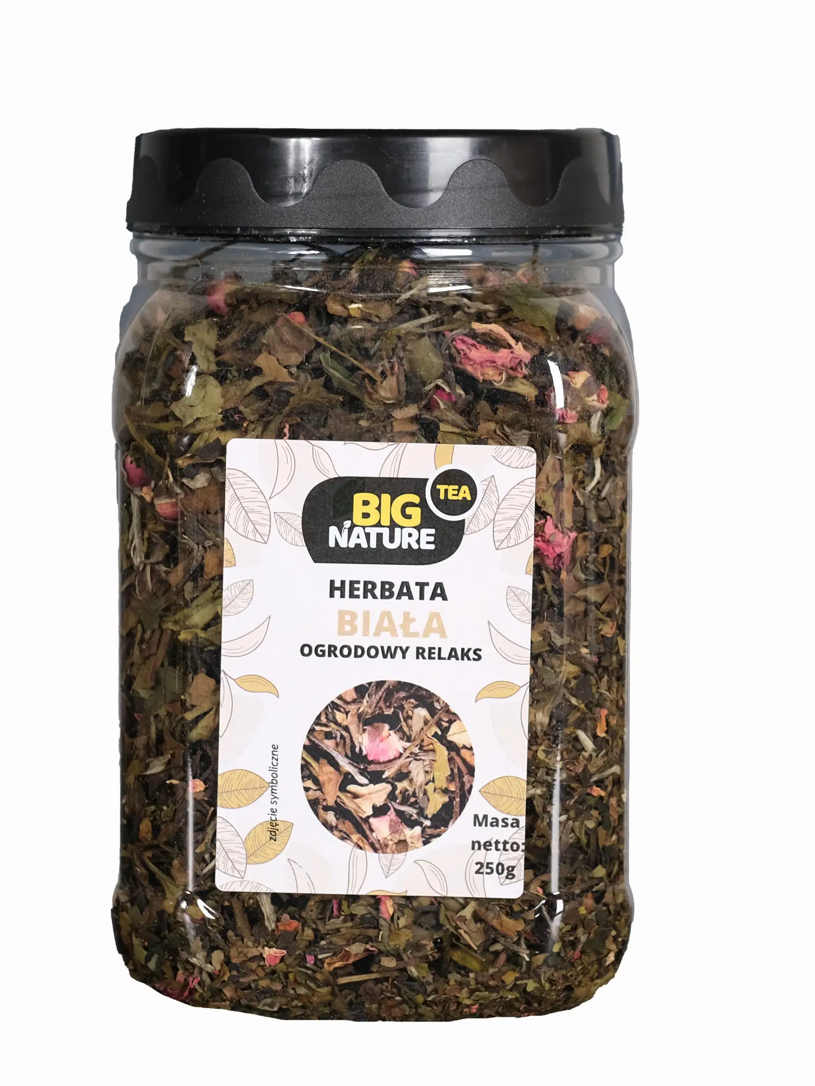 HERBATA BIAŁA  OGRODOWY RELAKS 250G — 2