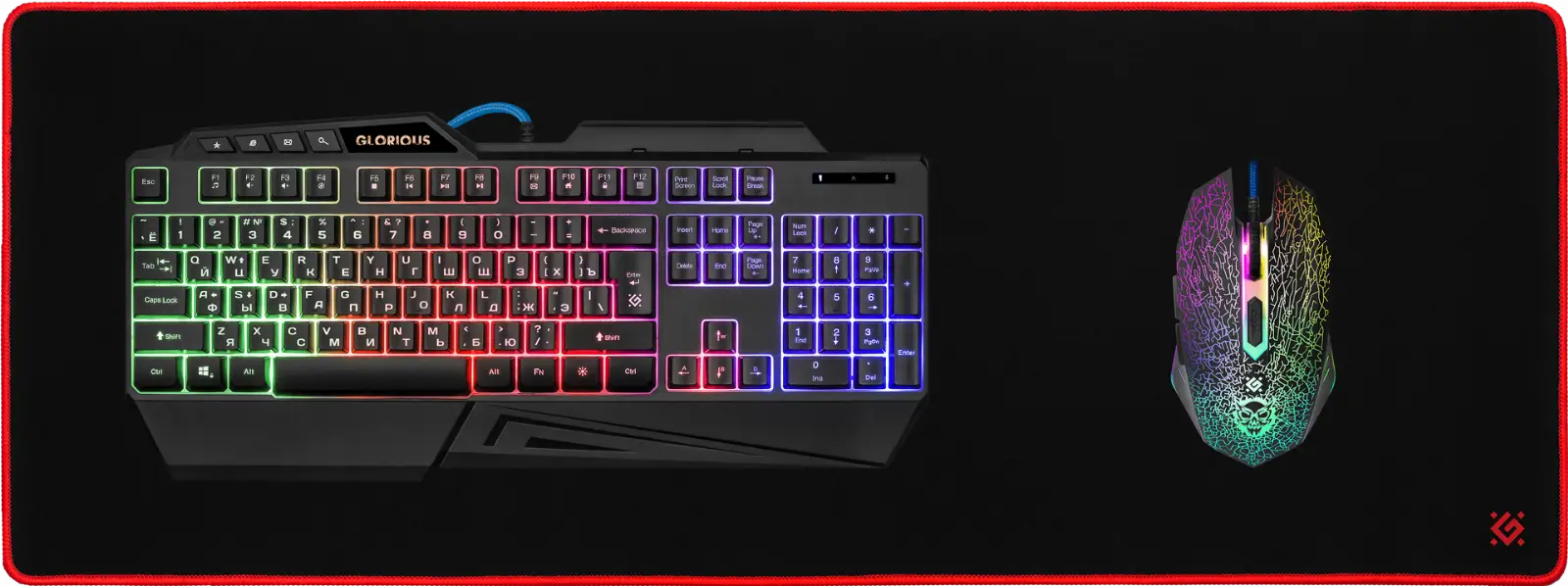 PODKŁADKA DEFENDER GAMING BLACK ULTRA 800x300x3mm — 5