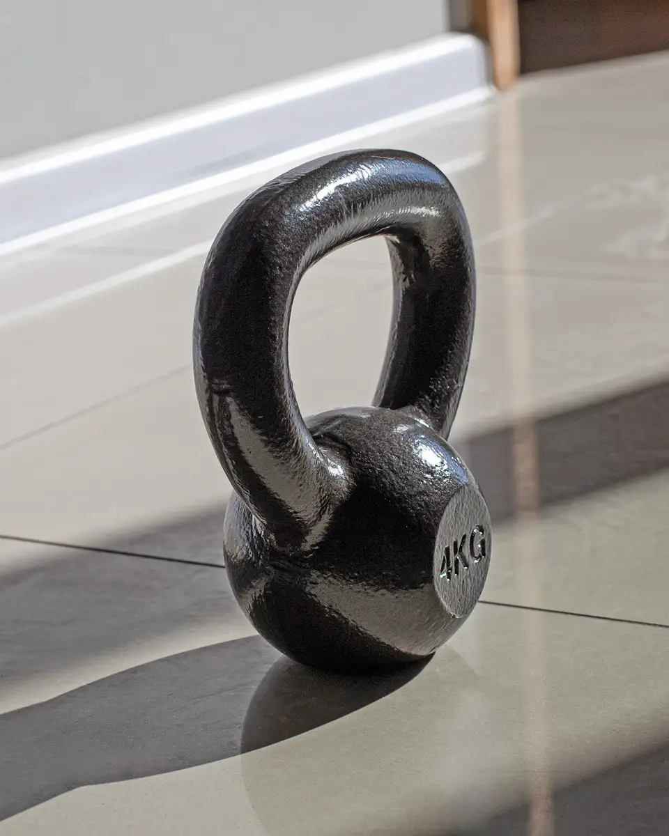 Kettlebell 4kg żeliwny BA-KCZ04 Pretorians — 9