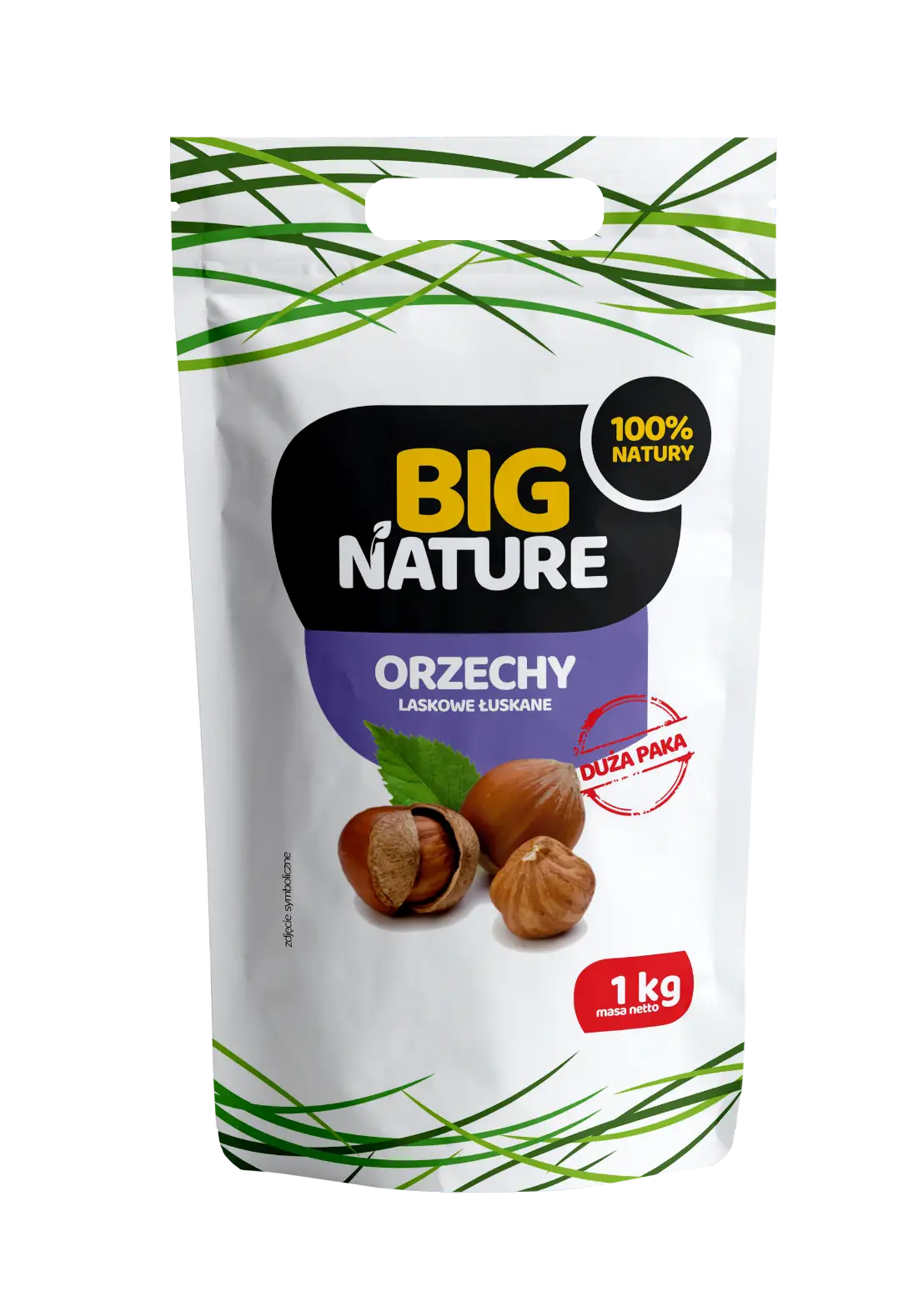 Orzech Laskowy łuskany 1kg Duża Paka - BIG NATURE — 2