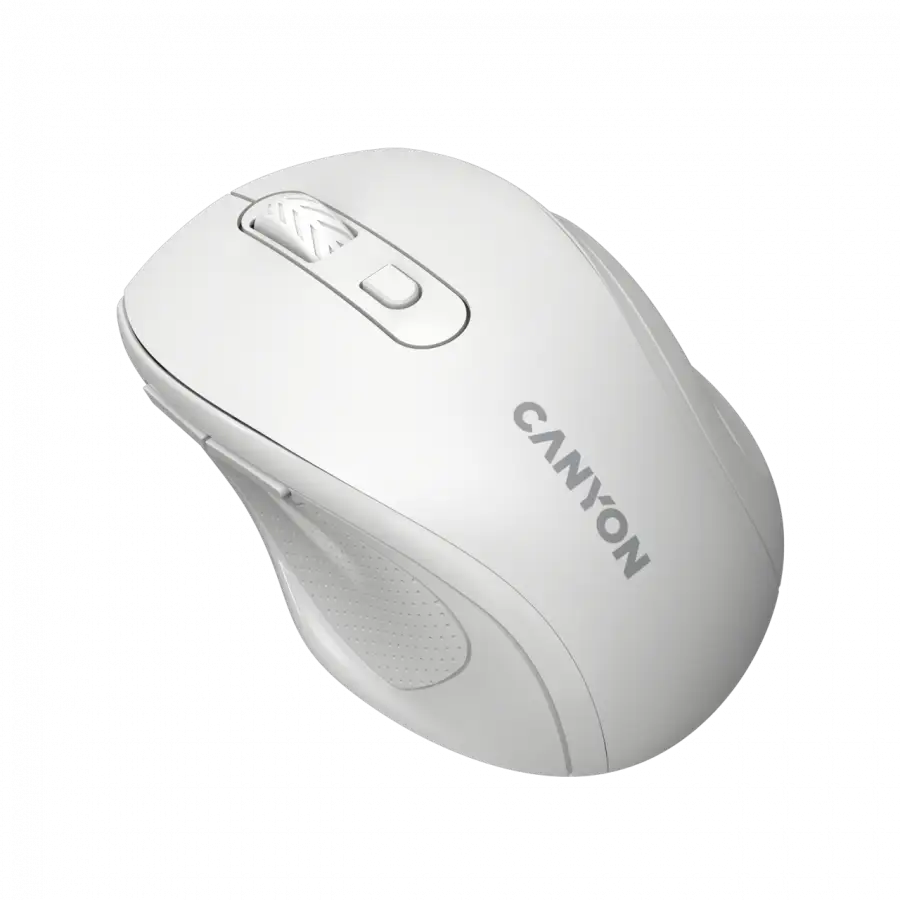 CANYON Mysz bezprzewodowa 6 przyc. 2.4GHz 1600 DPI biała — 3