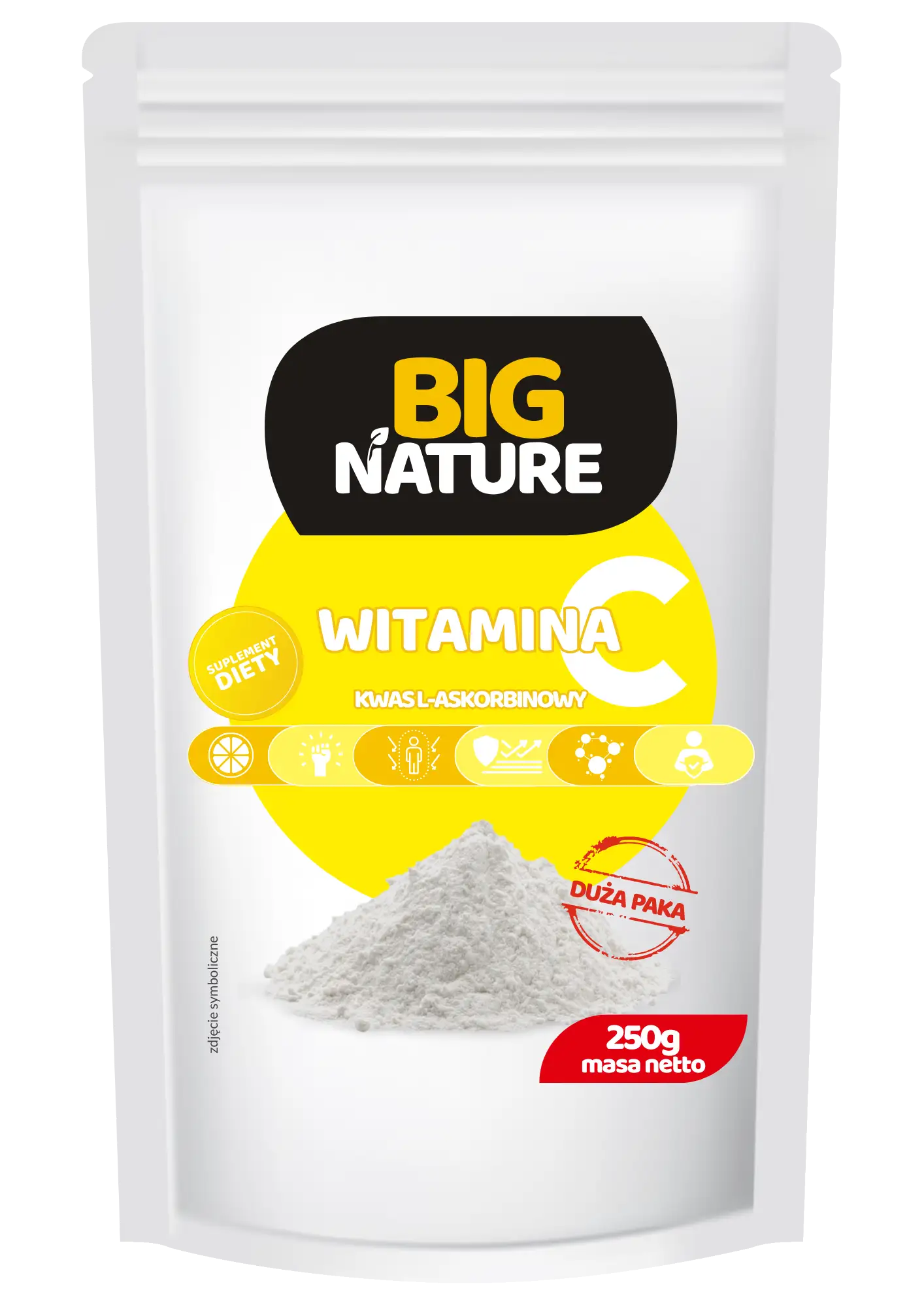 Witamina C Kwas L-Askorbinowy 250g SUPLEMENT DIETY - BIG NATURE