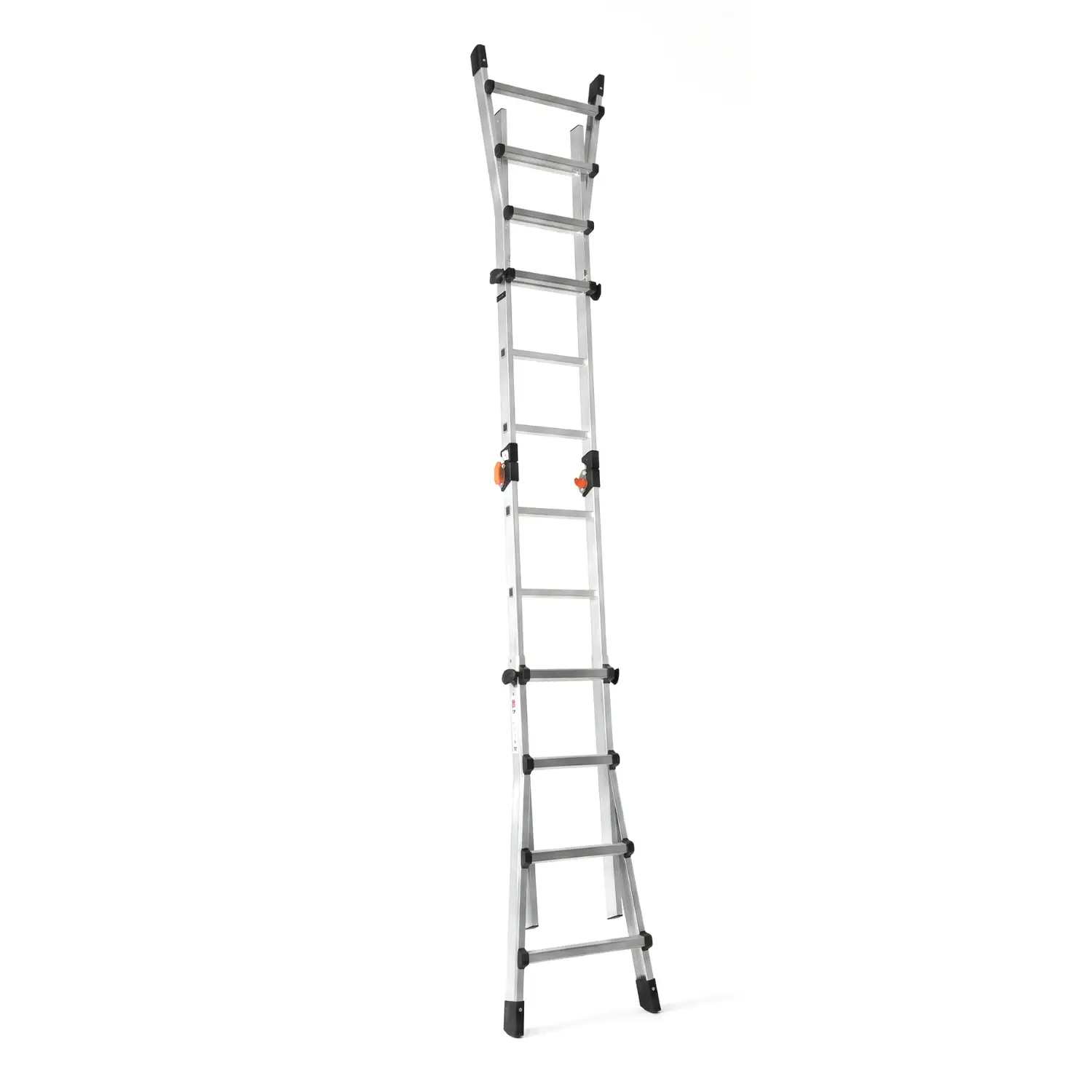 Drabina aluminiowa teleskopowa 5,2m GIERRE 4x5 na schody przegubowa 150 kg — 2