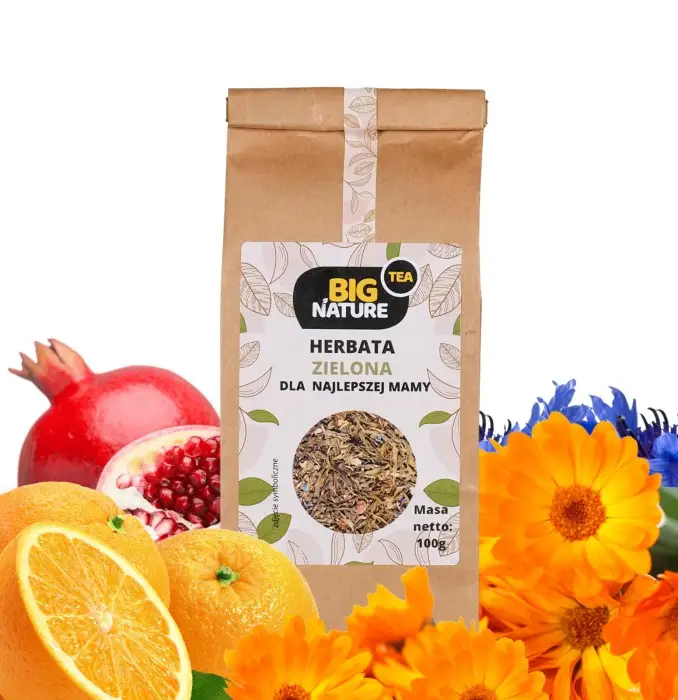 Herbata zielona DLA NAJLEPSZEJ MAMY 100g - BIG NATURE