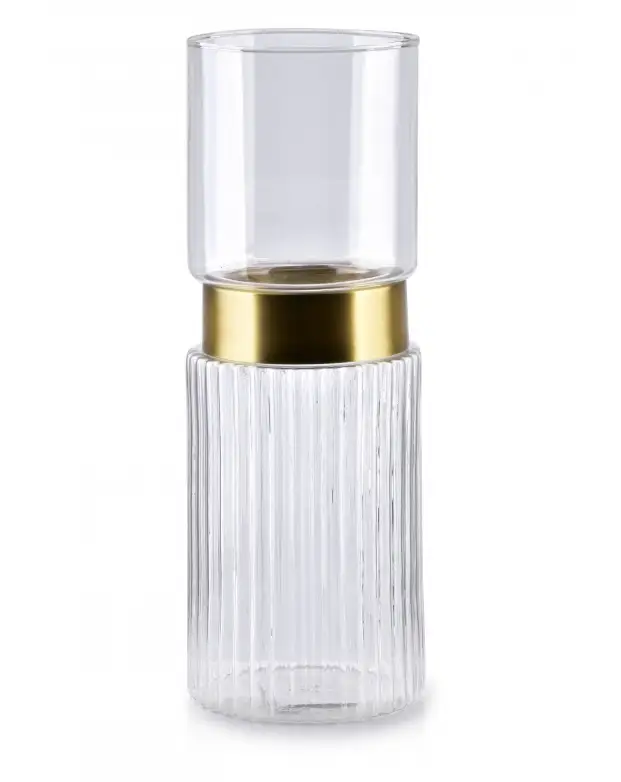 Świecznik SERENITE CLEAR 10x10x28.5cm  7500