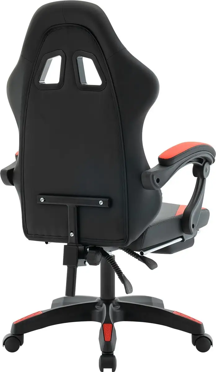 FOTEL DEFENDER RUNA PRO CZERWONO-CZARNY GAMING — 11