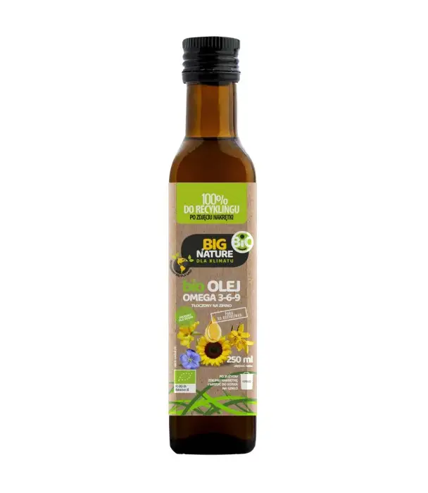 Olej OMEGA 3-6-9 bio 250ml NEW - BIG NATURE