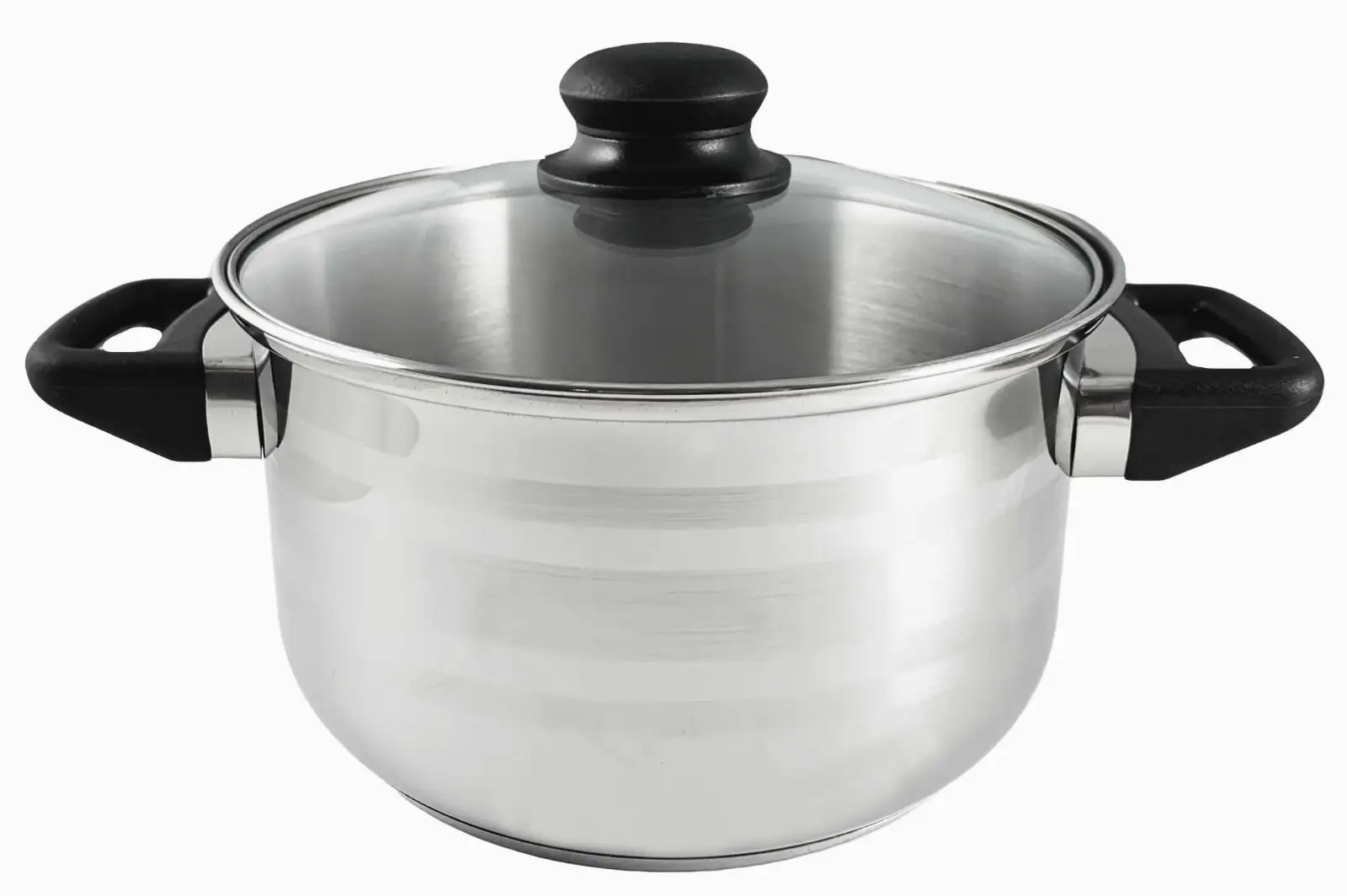 garnek nierdzewny ze szklaną pokrywką 24cm 6,1l OLIVE