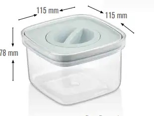 pojemnik hermetyczny TWIST 0,5l