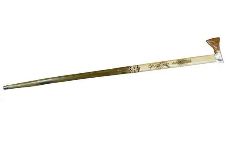 laska ciupaga z grawerem 79cm | P844