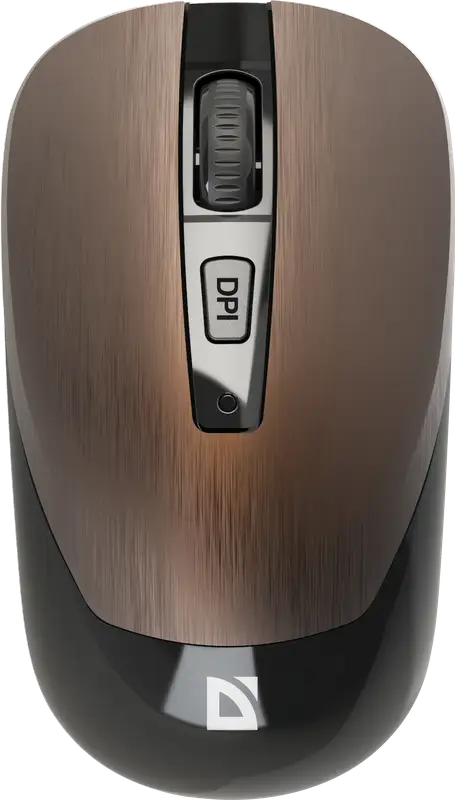 MYSZ DEFENDER WAVE MM-995 RF SILENT BRĄZOWA OPTICAL — 3
