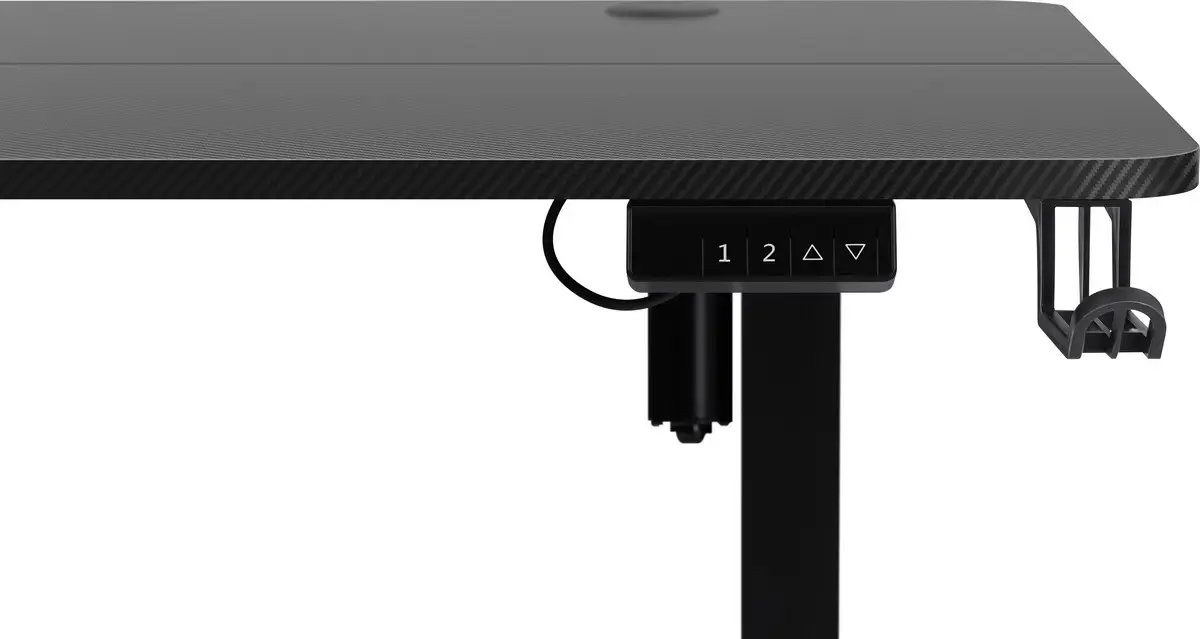 BIURKO DEFENDER SATURN CZARNE EL GAMING — 22