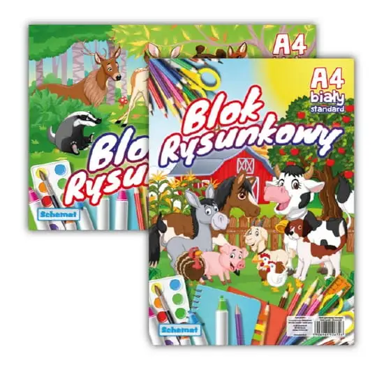 blok rysunkowy 10szt. BIAŁY A4