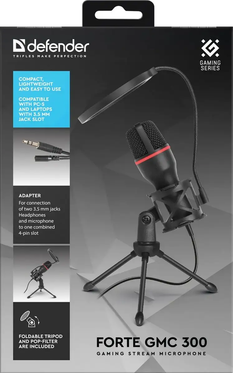 MIKROFON DEFENDER FORTE GMC 300 STREAMING — 12