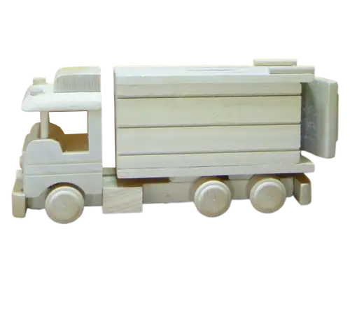 skarbonka drewniana TIR   24 x 12 cm.    P510