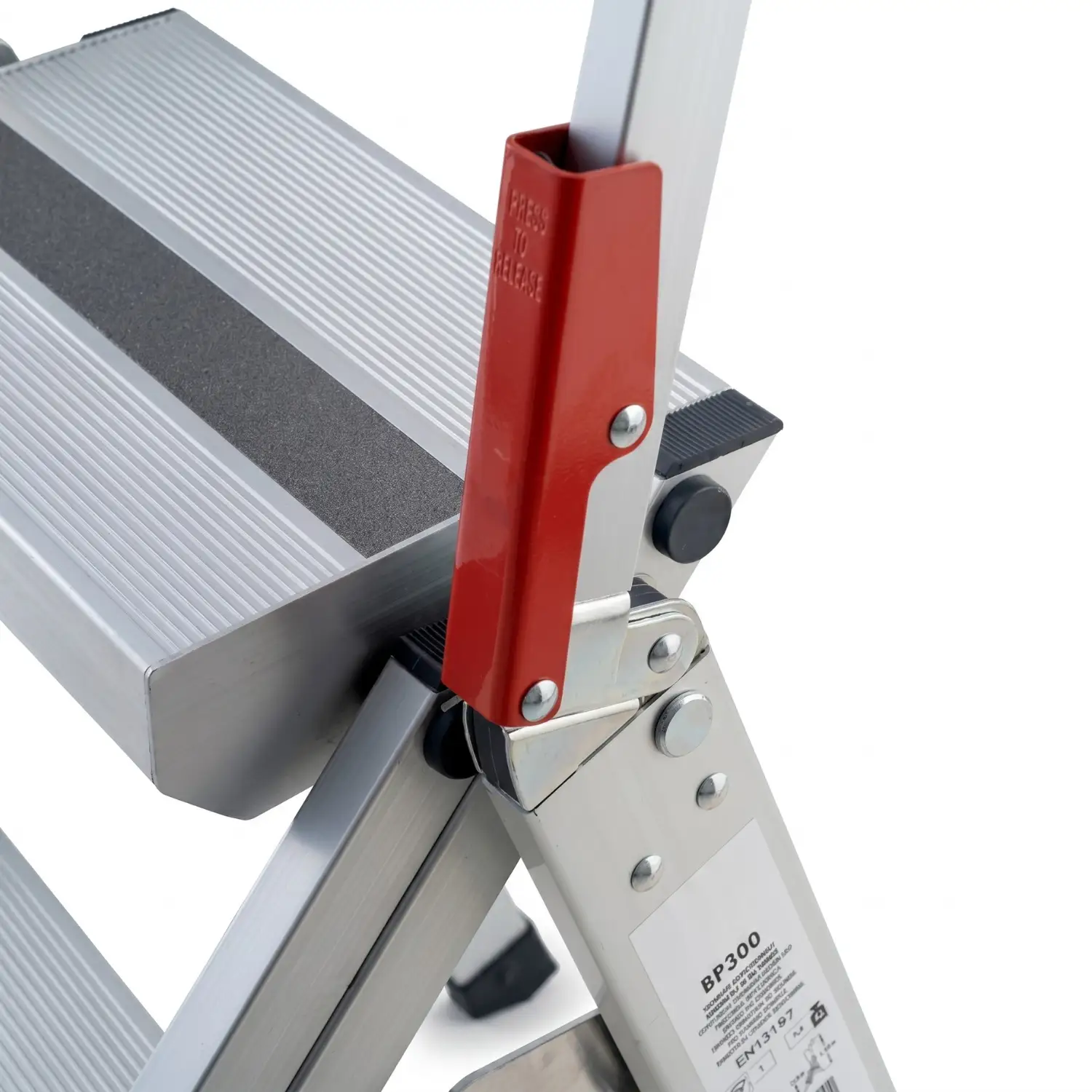 Schody aluminiowe GIERRE 2,66 m koła profesjonalne szerokie stopnie — 4