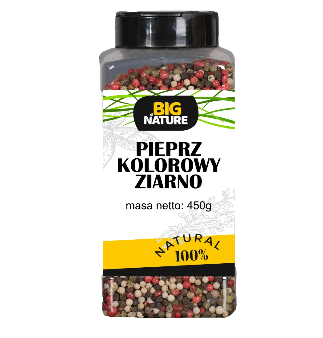 PIEPRZ KOLOROWY ZIARNO 450G — 2