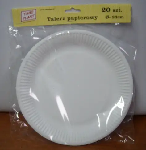talerze papierowe A'20 fi-23