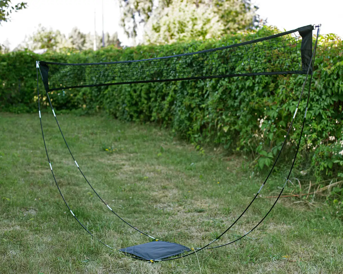 Siatka przenośna do gry w badmintona siatkówkę 3x1,5m — 5