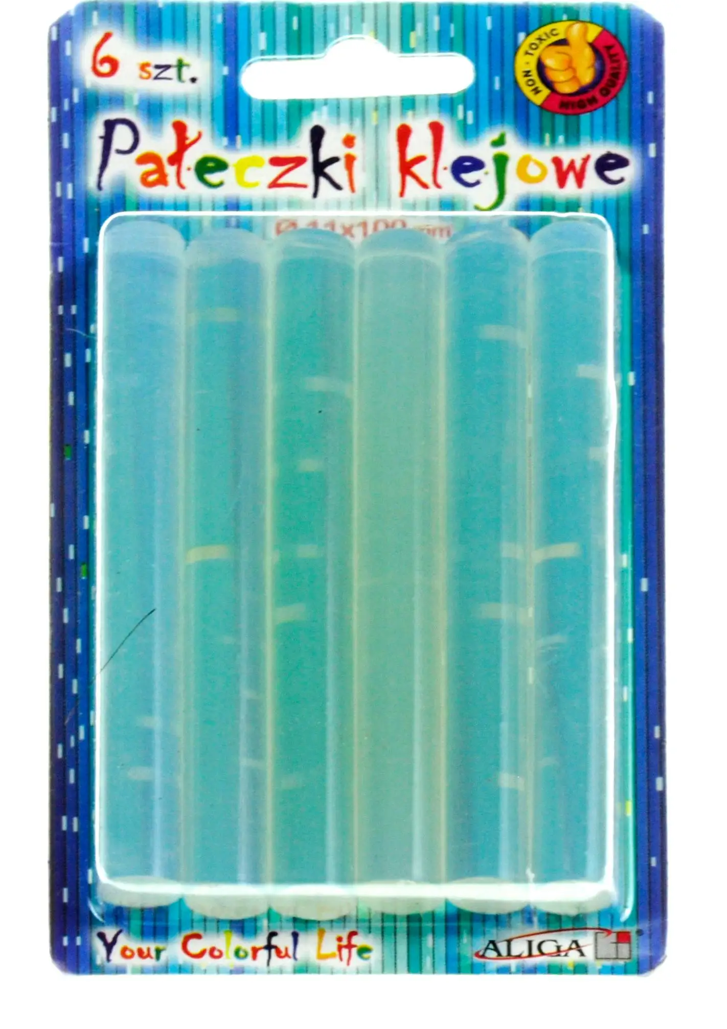 klej do pistoletu 6szt. 11x100mm bezbarwny | JB11-BZ