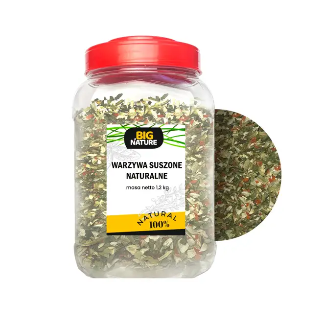 WARZYWA SUSZONE NATURALNE bez soli i chemii 1,2KG — 2