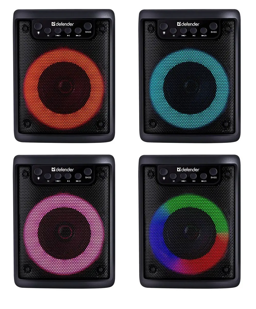 GŁOŚNIK DEFENDER FUNKY BLUETOOTH 10W BT5.3 AUX FM MP3 USB microSD — 4