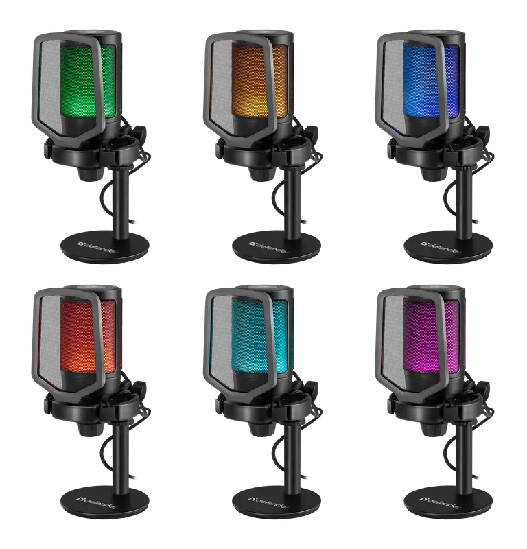 MIKROFON DEFENDER IMPULSE GMC 600 RGB STREAMING — 6