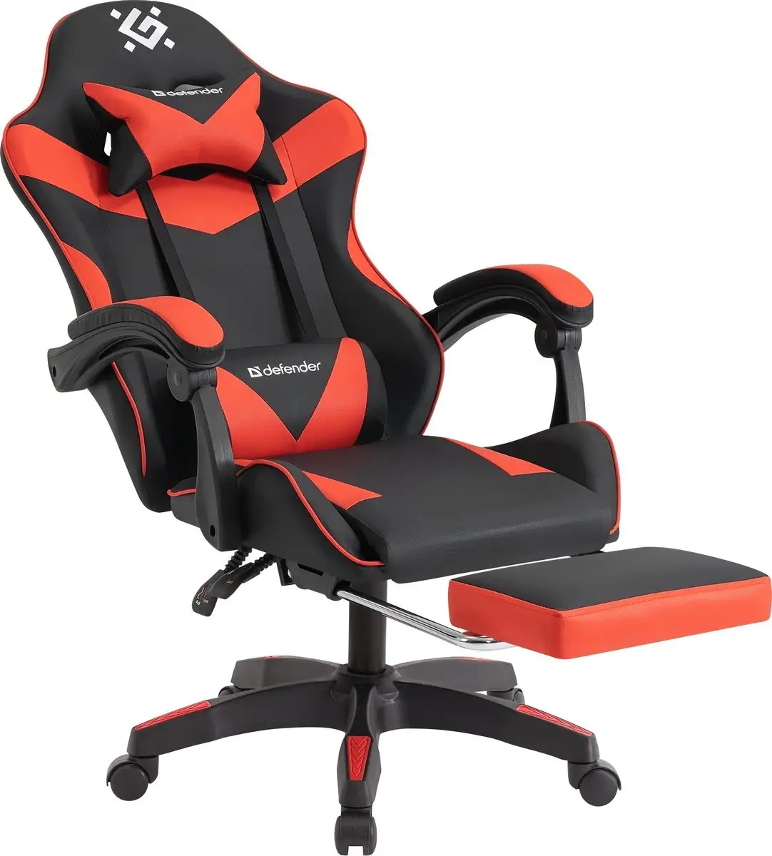 FOTEL DEFENDER TORNADO CZERWONO-CZARNY GAMING — 16