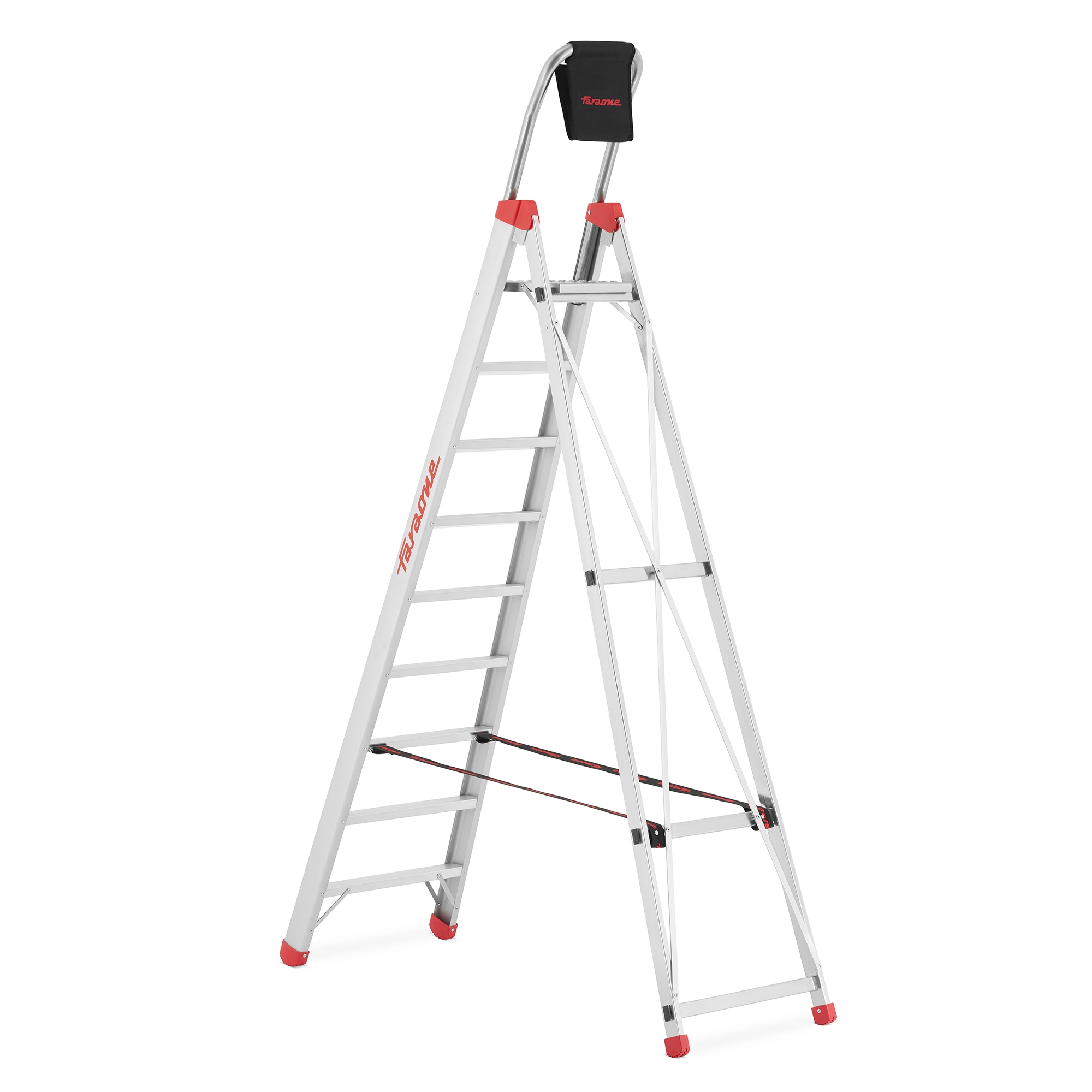 Drabina magazynowa wolnostojąca 9 stopniowa FARAONE LADY 9 - 3,80 m — 4
