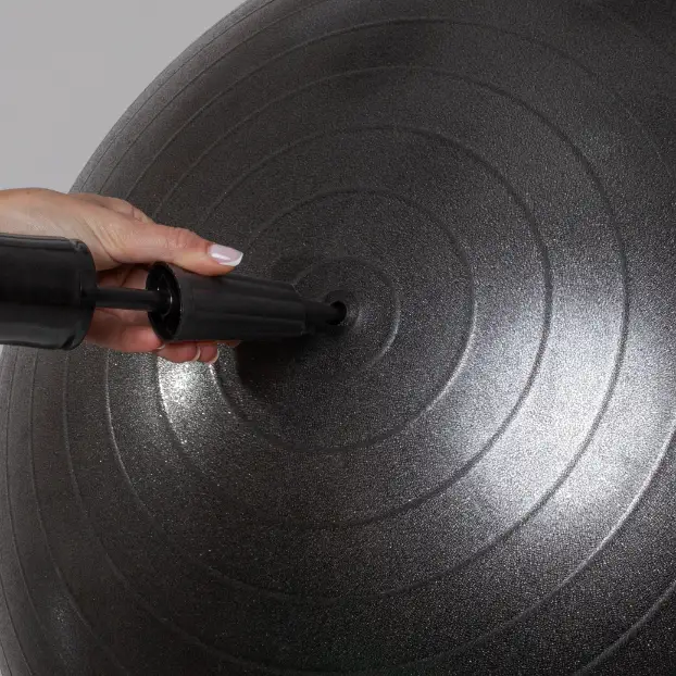 Piłka gimnastyczna anti burst 65 cm czarna Pretorians z pompką — 7