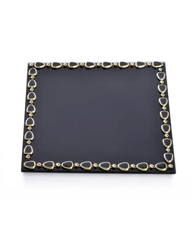 ELIA BLACK podstawka  20x20xh1cm