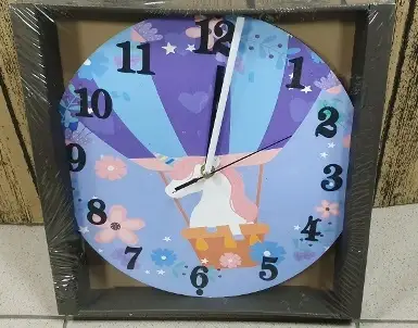 zegar ścienny  30cm  JEDNOROŻEC