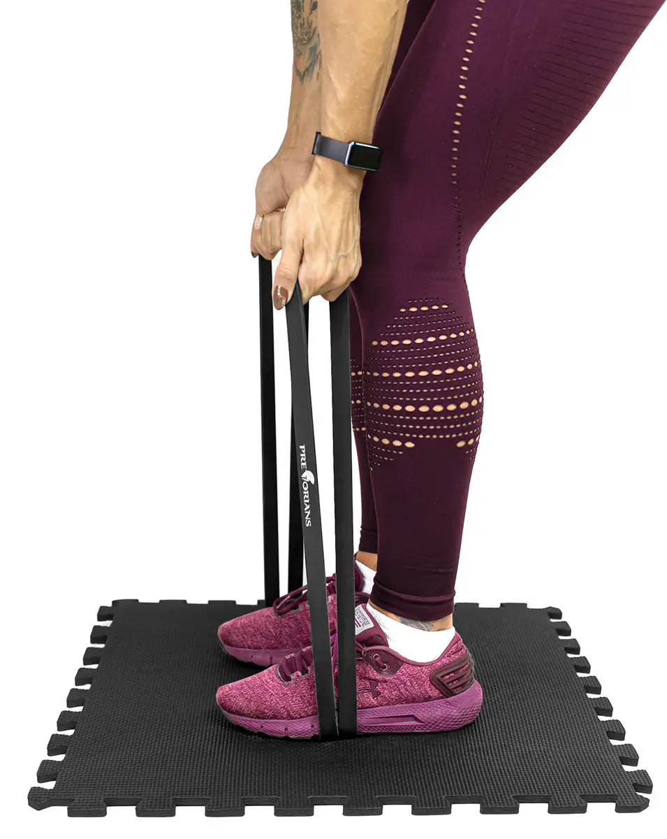 Guma fitness taśma 21mm 16-32kg czarna