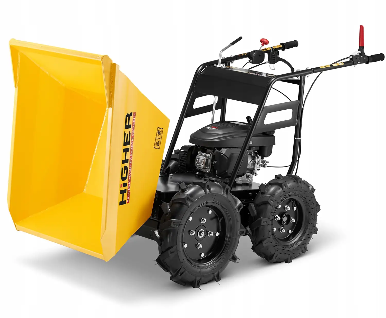Taczka spalinowa wozidło spalinowe wózek transportowy z napędem 4x4 4,0KM — 4