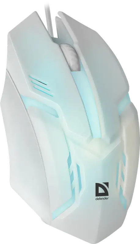 MYSZ DEFENDER CYBER MB-560L BIAŁA 7 KOLORÓW PODŚWIETLENIA 1200dpi 3P — 11