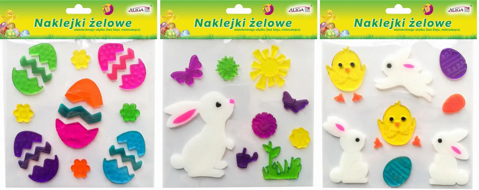 naklejki żelowe WIELKANOC | WNK-9619