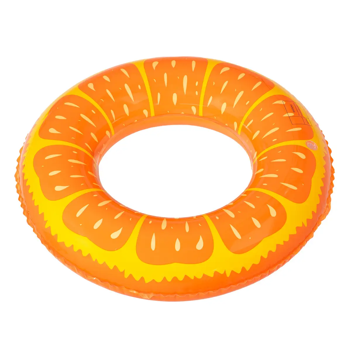Koło dmuchane 90cm pomarańcza - kółko do nauki pływania — 8