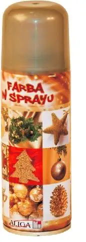 farba w sprayu ZŁOTA