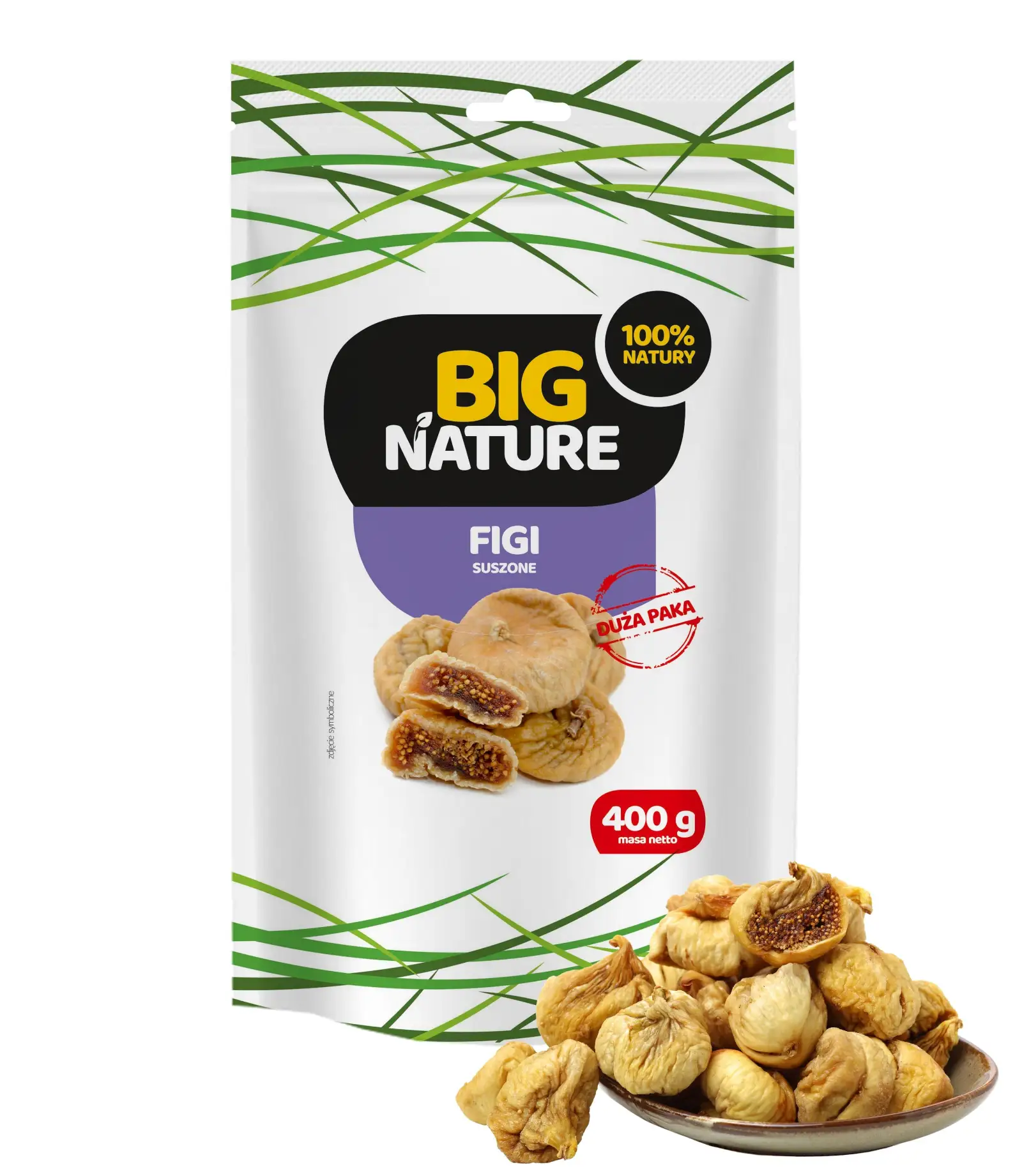 Figi suszone 400g Duża Paka - BIG NATURE