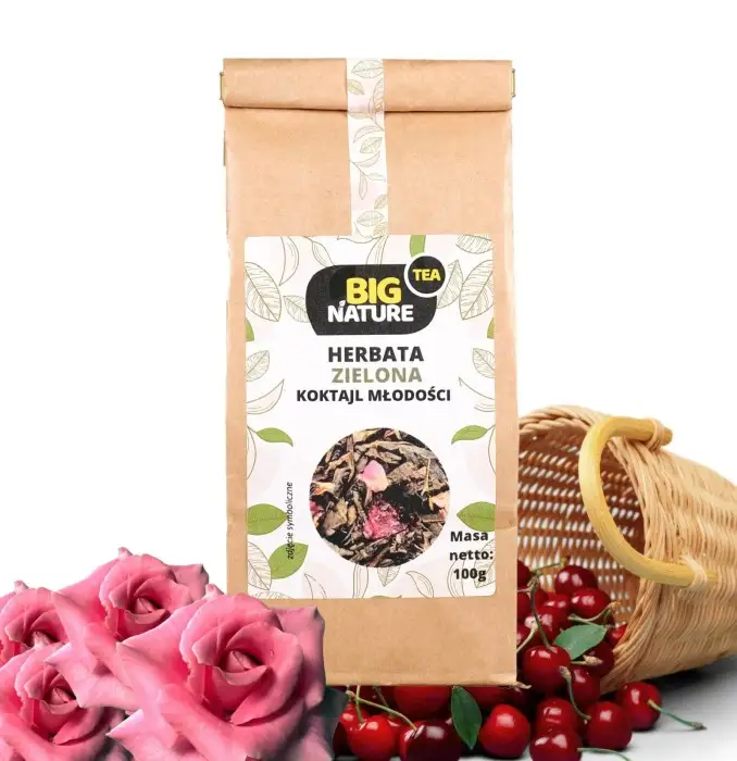 Herbata zielona KOKTAJL MŁODOŚCI 100g - BIG NATURE