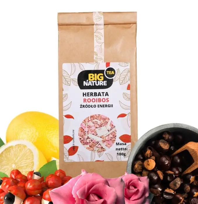 Herbata ROOIBOS ŻRÓDŁO ENERGII 100g - BIG NATURE