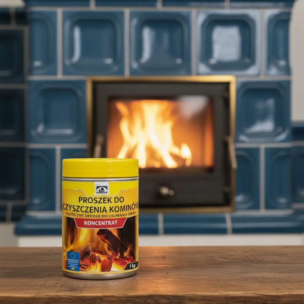Środek do czyszczenia komina pieca smoły sadzy proszek koncentrat HANSA 1kg — 5